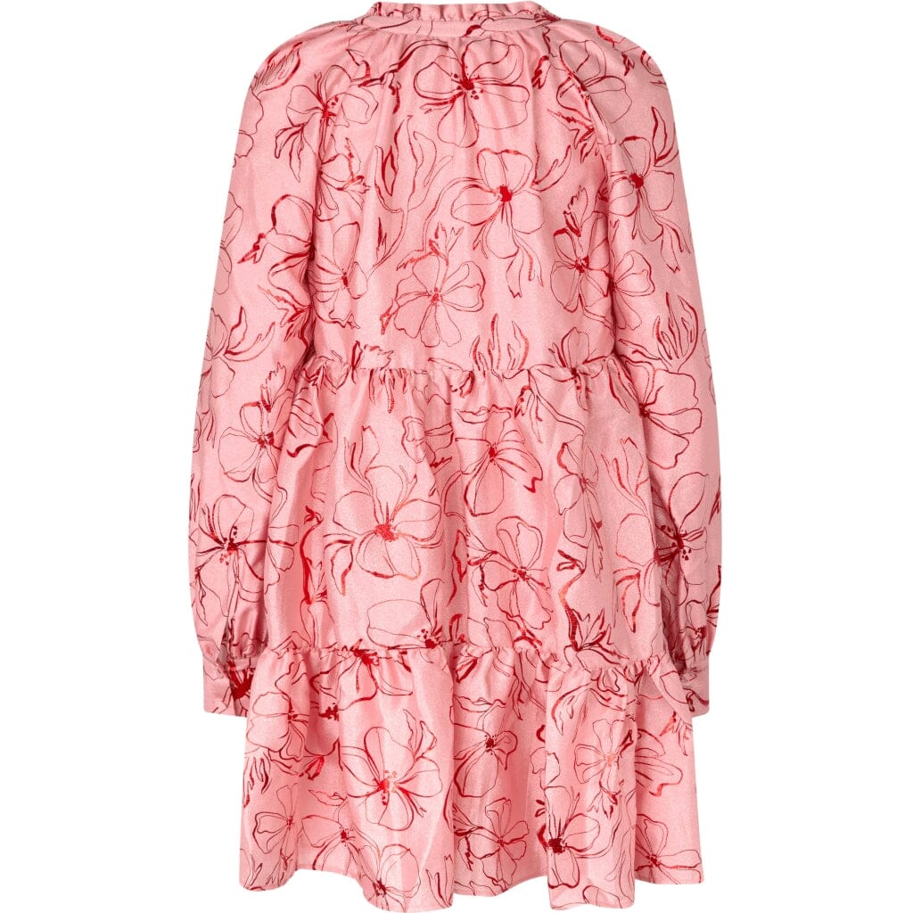 Stine Goya Tier Voluminous Mini Dress, 2067 Flat Textured Poly