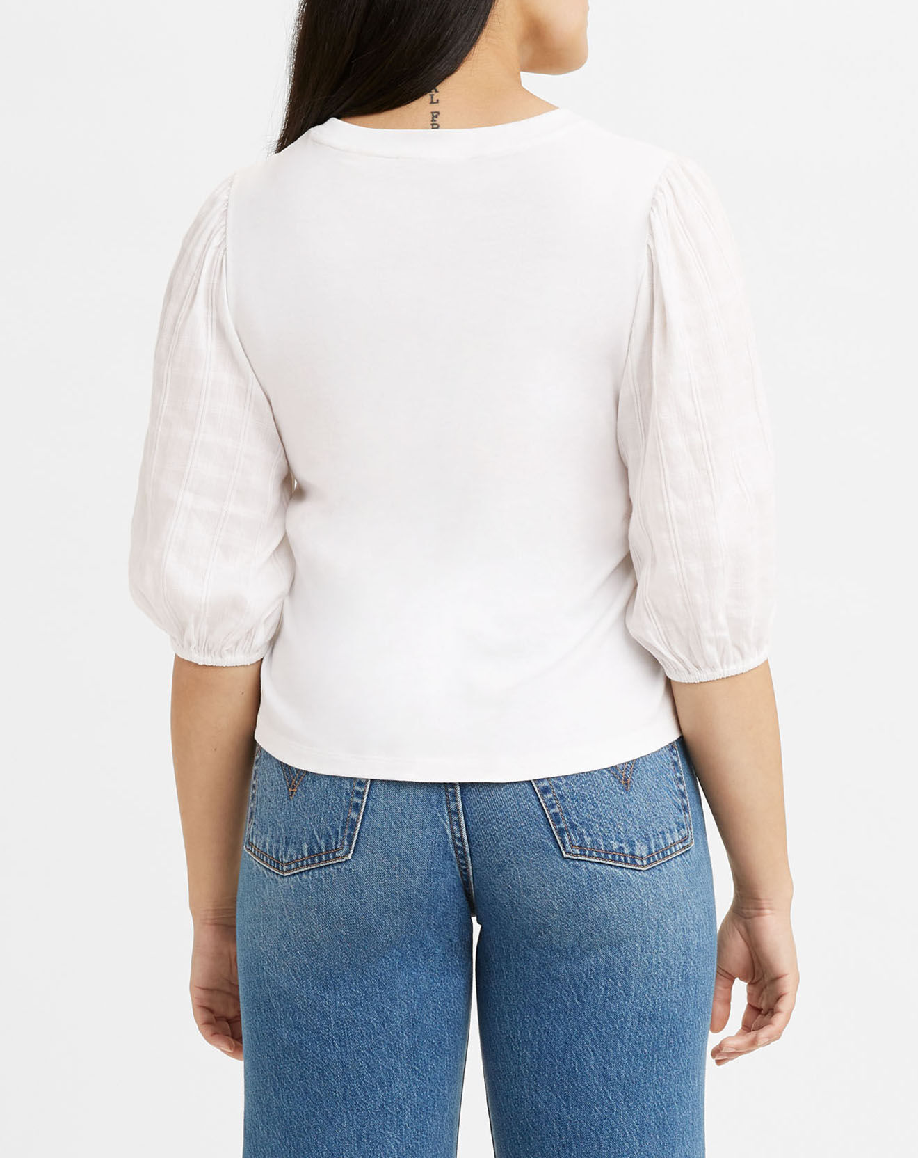 Levi's® Blouse en Coton Poet blanche