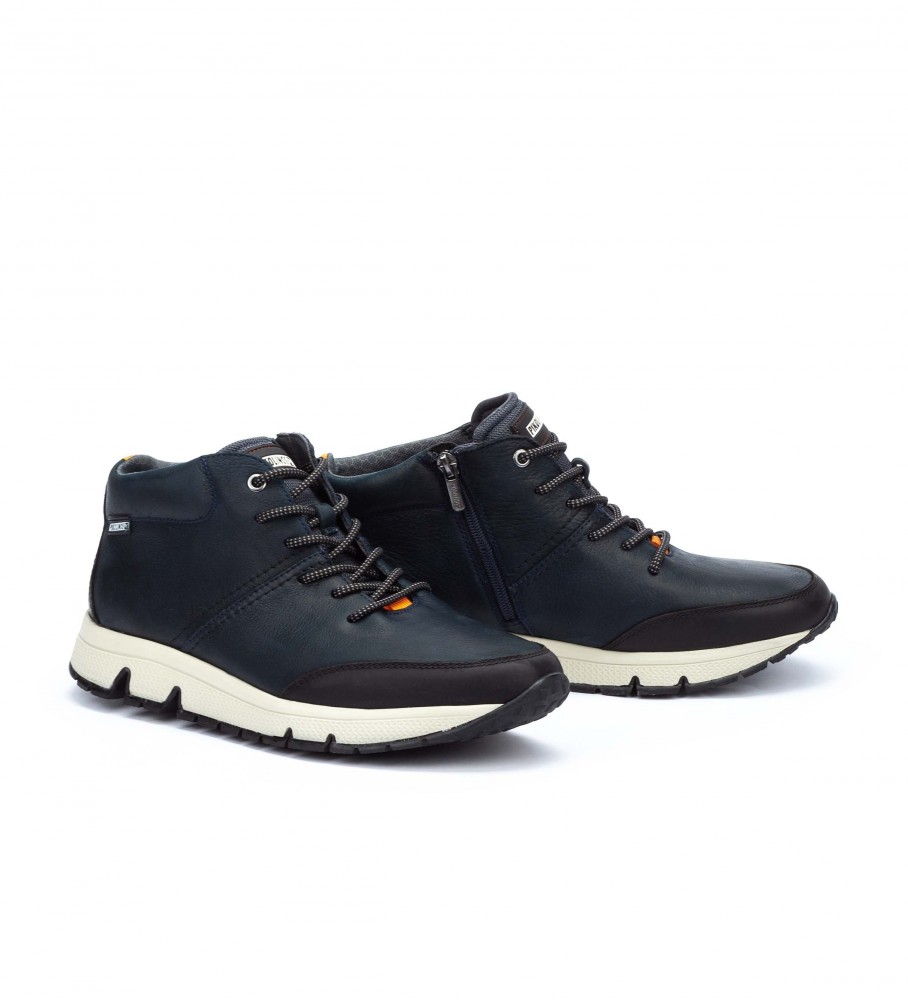 Pikolinos Ferrol M9U-8069Noc1 botas esportivas de couro azul marinho
