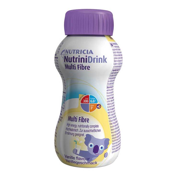 Nutrini Drink Multi Fibre Vanillegeschmack, 200 ml