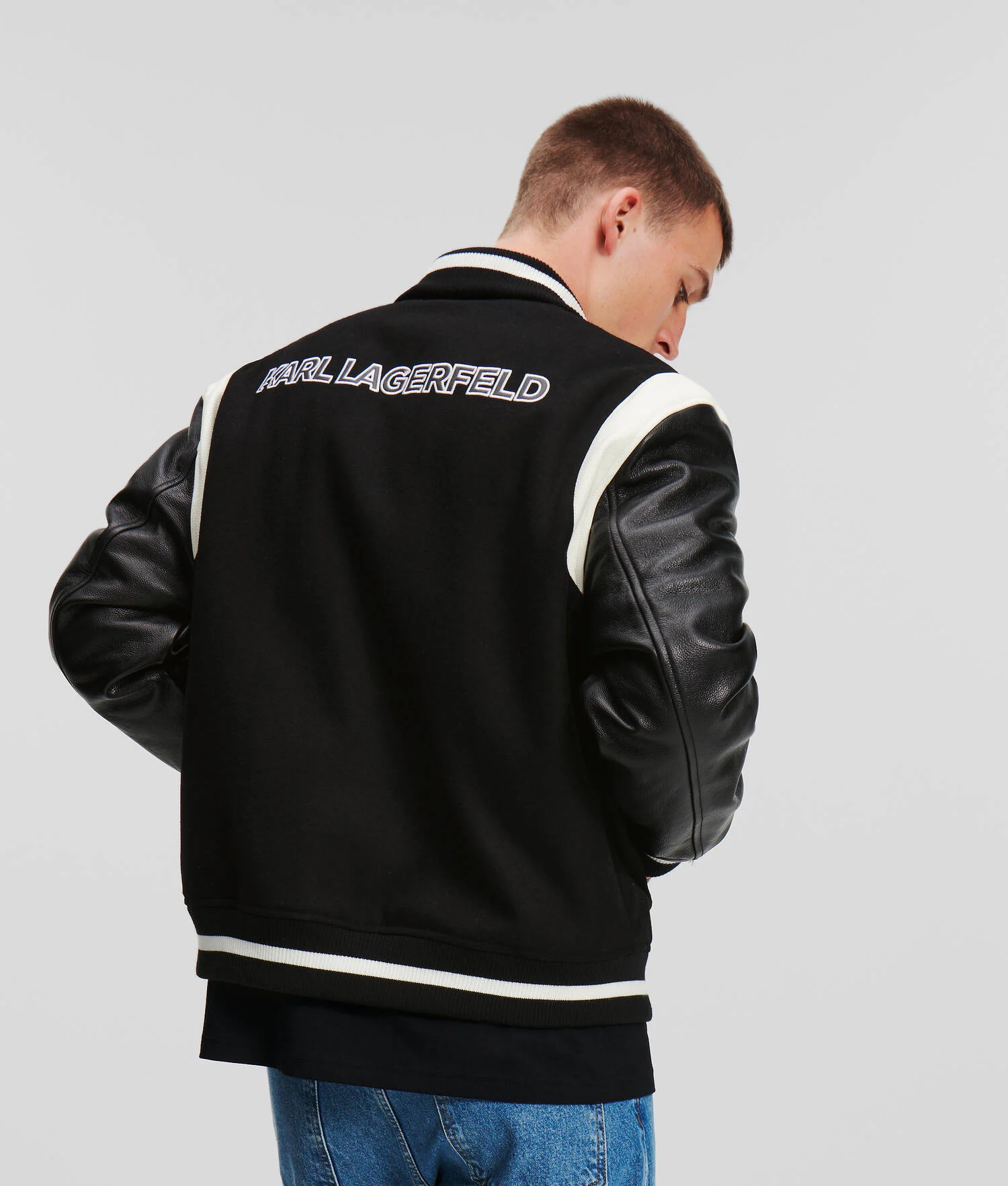 BLOUSON AVIATEUR ESPRIT UNIVERSITAIRE