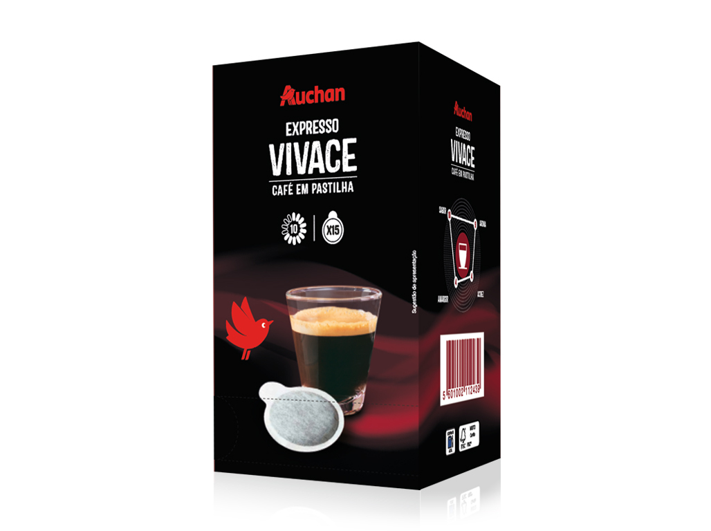 CAFÉ PASTILHAS AUCHAN VIVACE INT.10 15UN