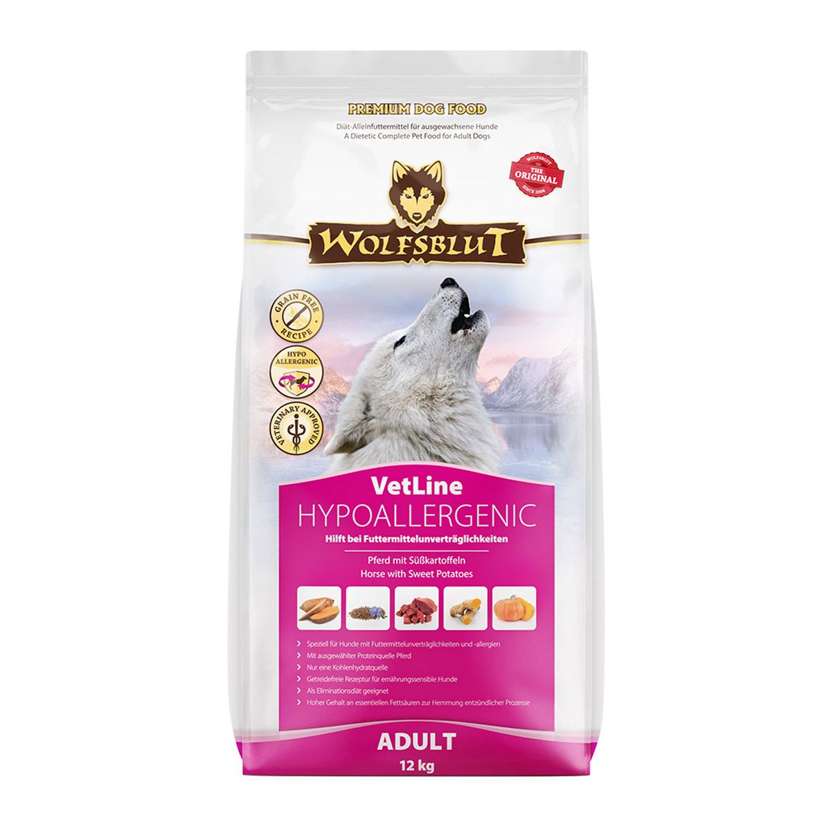 Wolfsblut VetLine Hypoallergenic Trockenfutter für Hunde