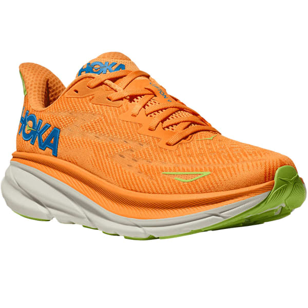Chaussure running HOKA ONE ONE CLIFTON 9 SOLAR FLARE / LETTUCE
