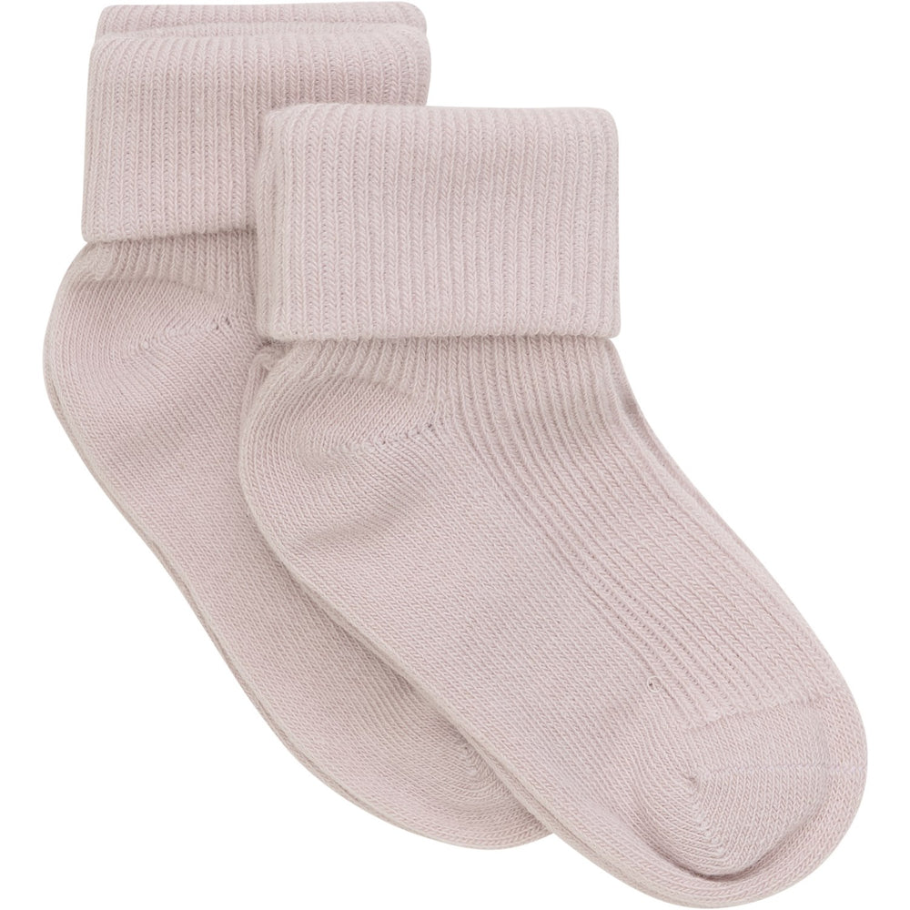 Køb Minymo Shell Baby Rib Strømpe Med Fold 2-Pak