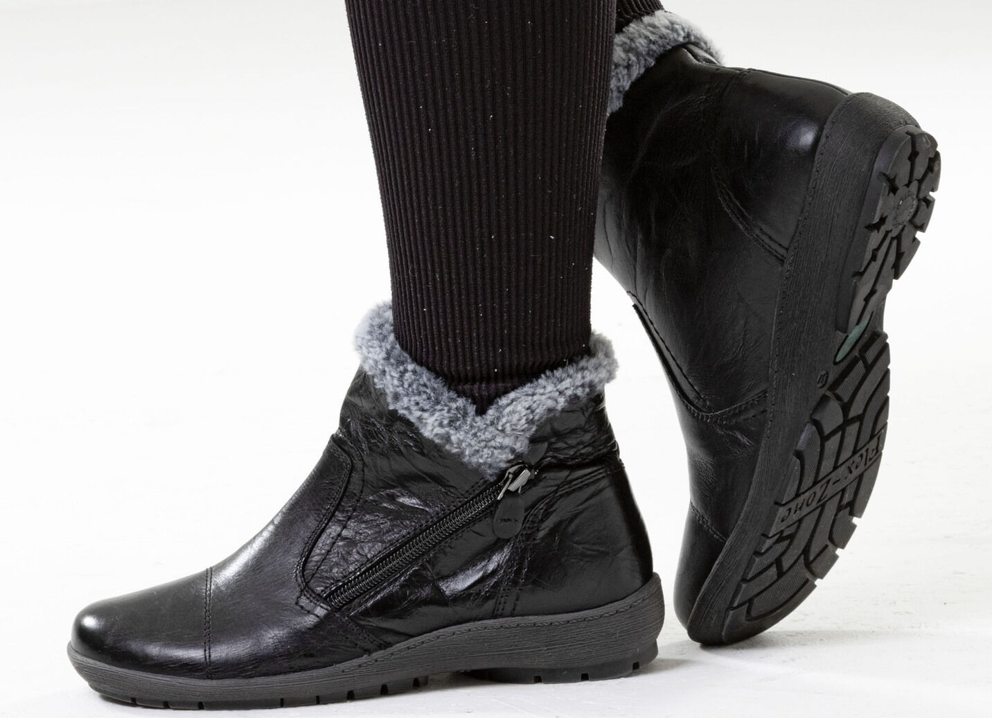 ELENA EDEN, gefütterte Damen-Boots, Winterschuhe, Weite G, mit herausnehmbarem Fussbett