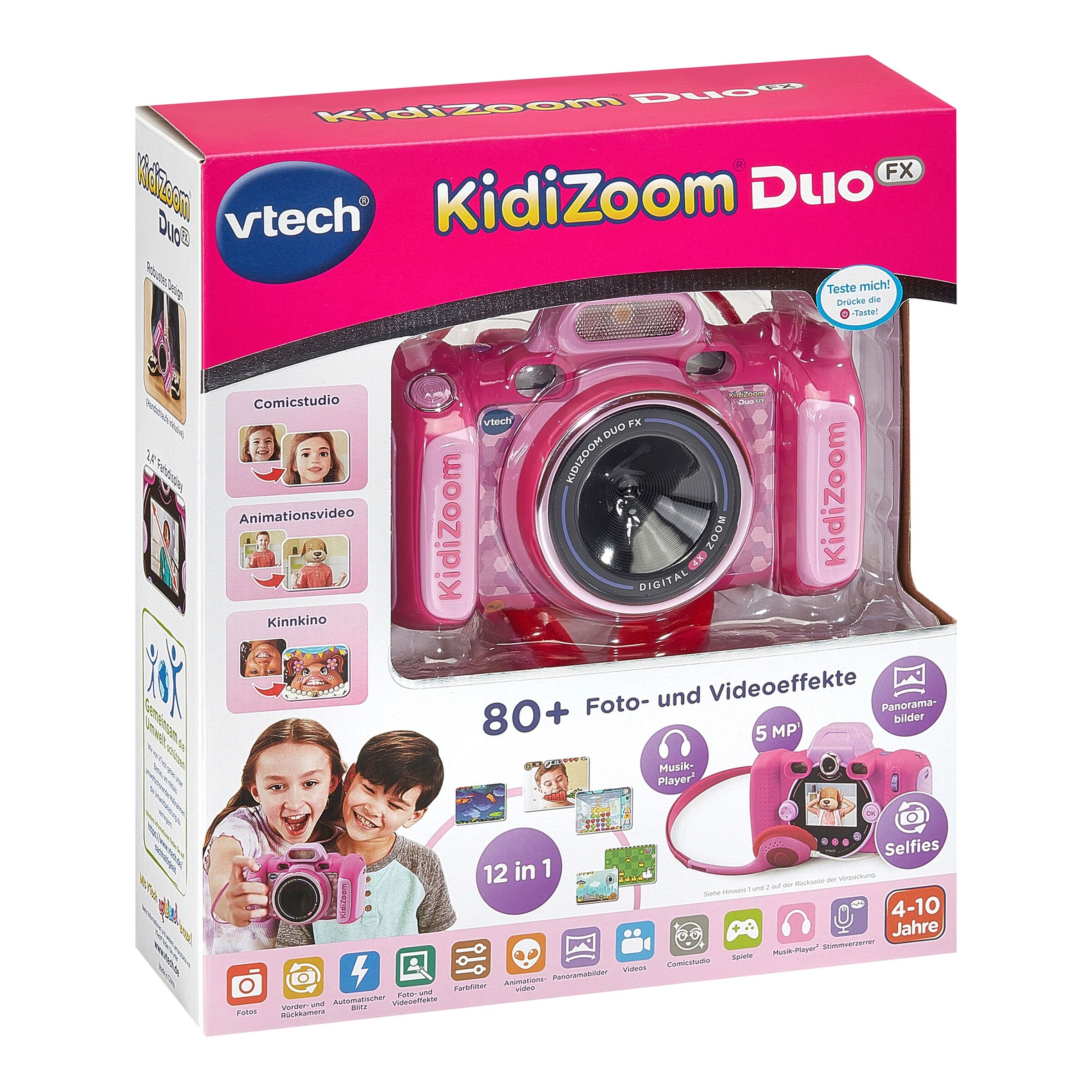 Vtech - KIDIZOOM Kamera KidiZoom Duo FX pink