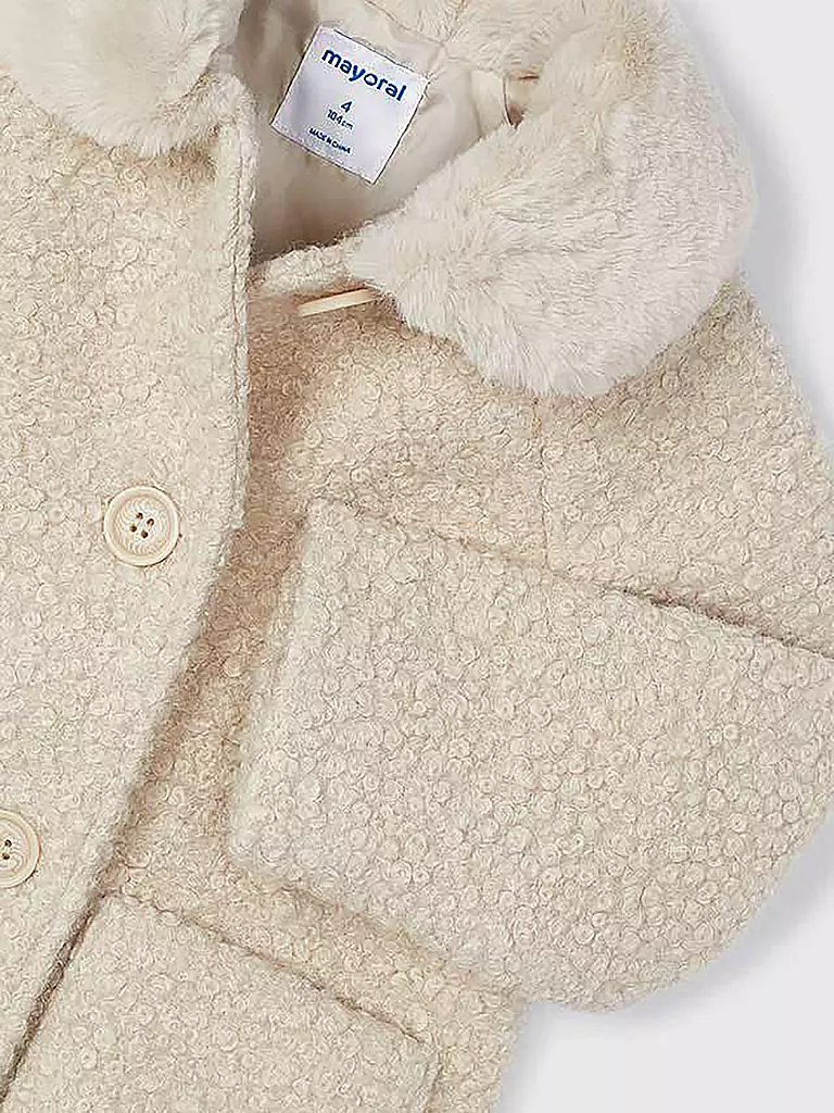 MAYORAL Mädchen Mantel beige