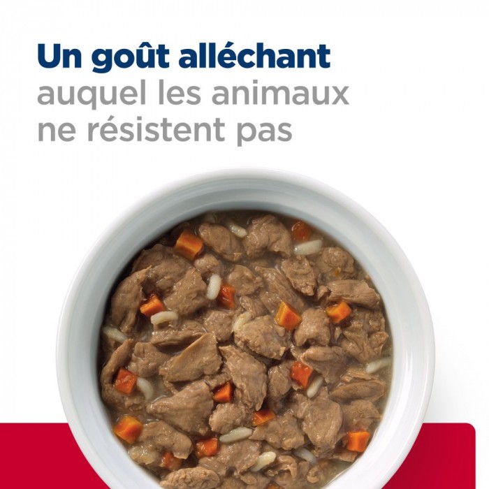 HILL'S Prescription Diet i/d Digestive Care Stress Mini en Mijotés au Poulet - Pâtée pour chien