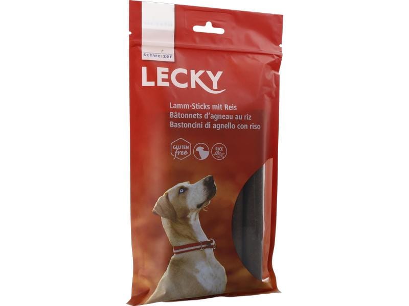 LECKY Lamm-Sticks mit Reis, 5 Stk. Kaustange mit Lamm & Reis