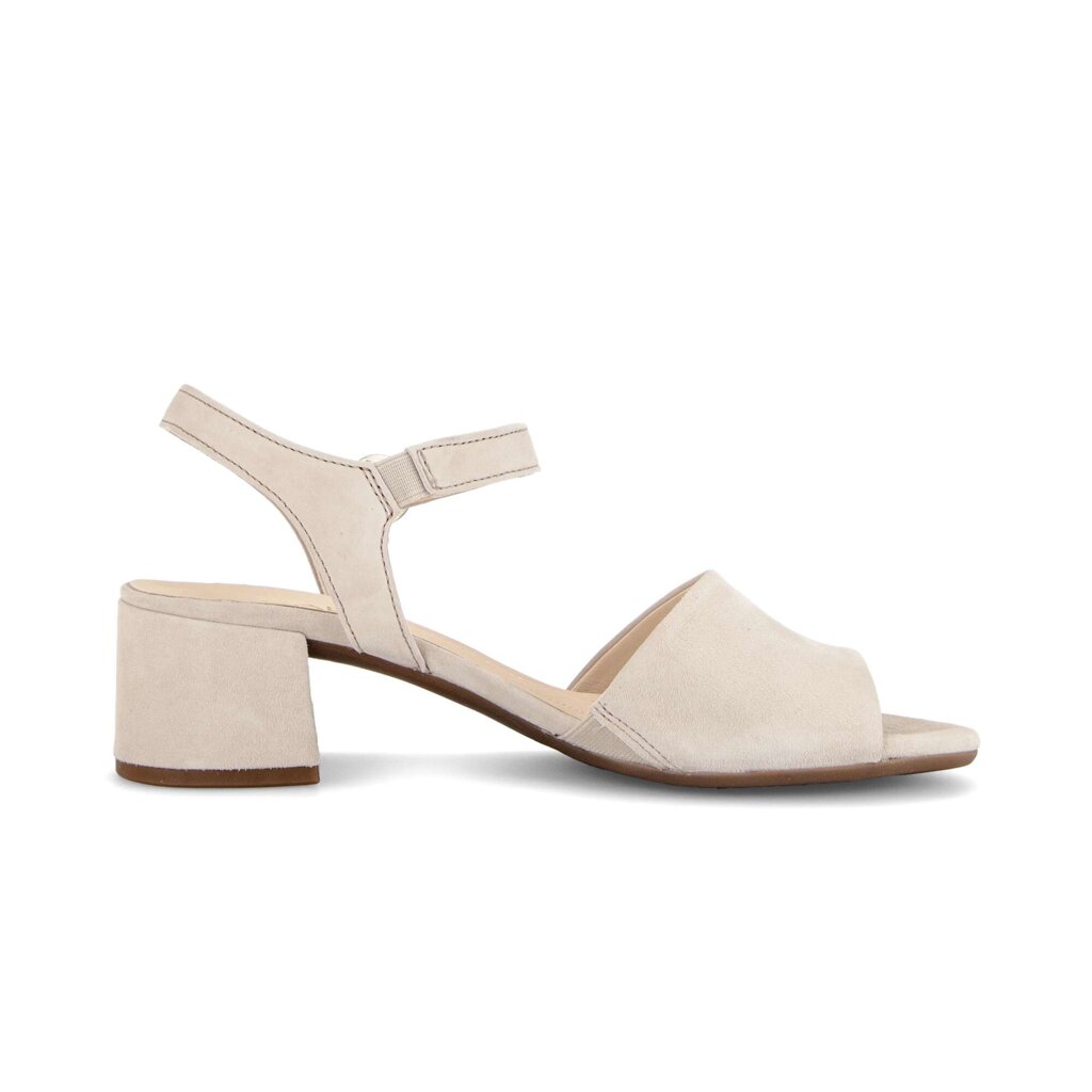 Sandal met riempjes beige