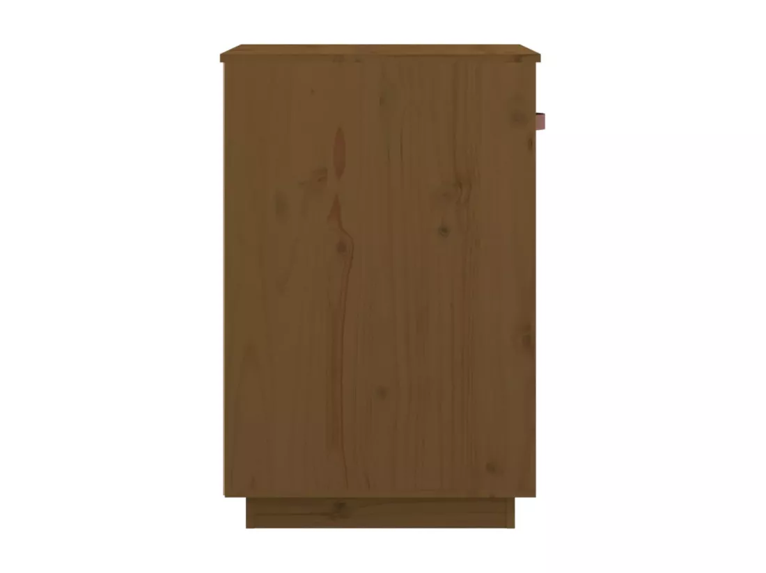 Armoire de bureau Marron miel 40x50x75 cm Bois massif de pin