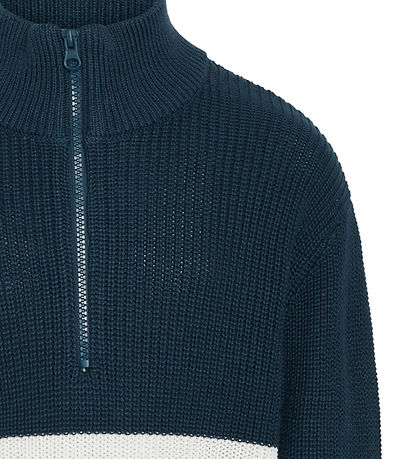 Grønt Bluse - Strik - GRChon - Navy
