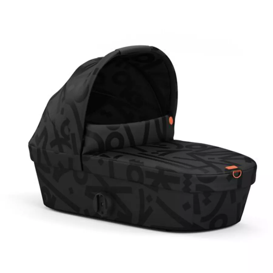 cybex GOLD Kinderwagenaufsatz Melio Street Real Black
