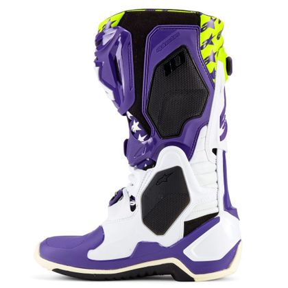 Bottes cross Alpinestars TECH 10 2025 - Blanc / Violet