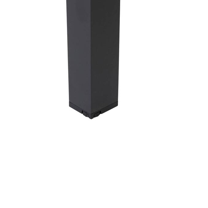 Table de jardin EVASION Effet bois Honey / Graphite