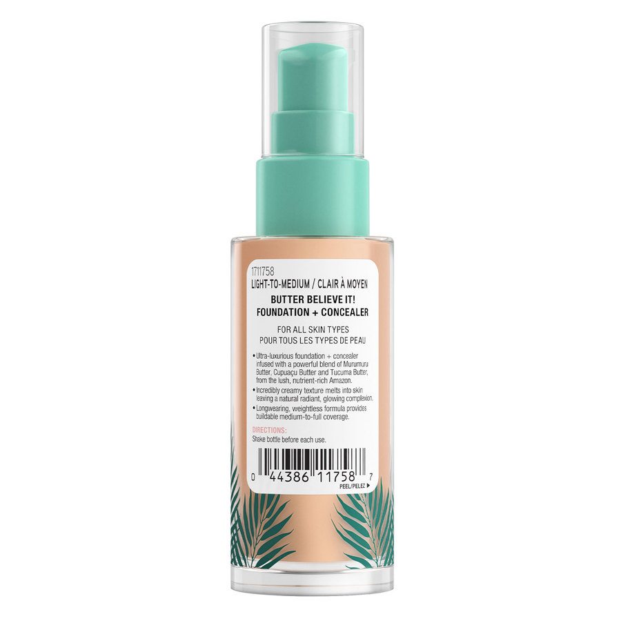 Physicians Formula Butter Foundation + Concealer Light-To-Medium 30ml
