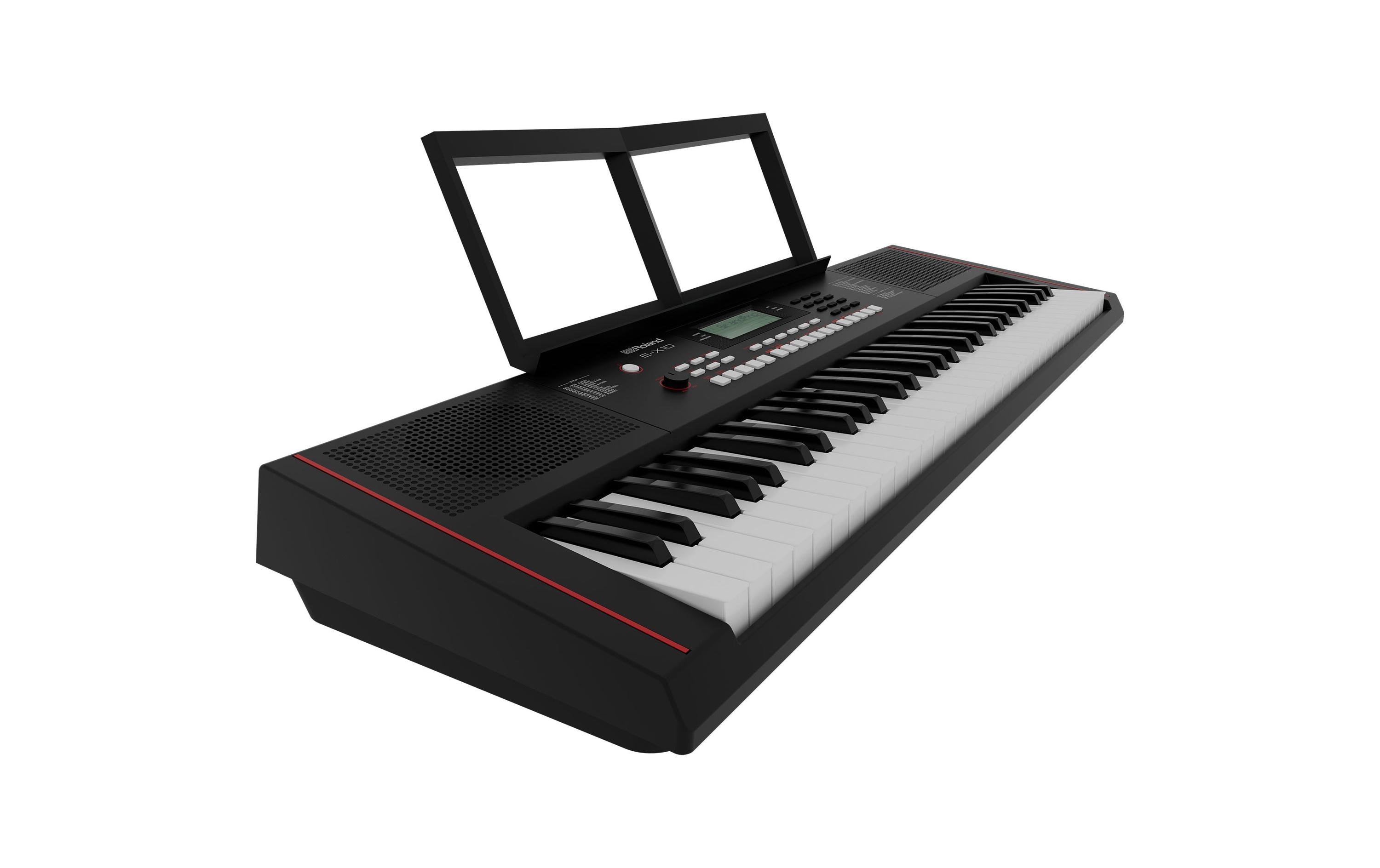 Keyboard E-X10<br>Modernes, tragbares Keyboard mit besonderer Qualität