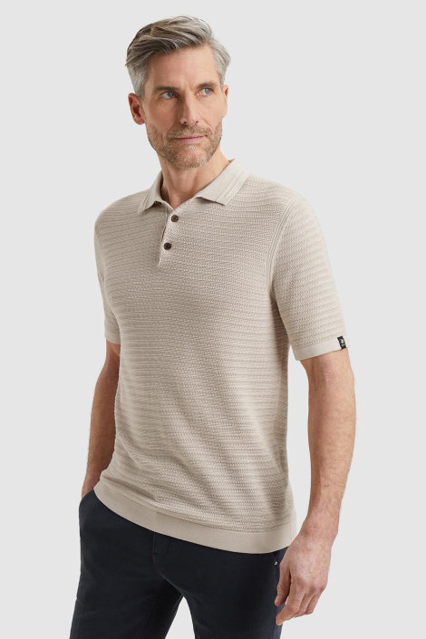 Vanguard beige heren polo