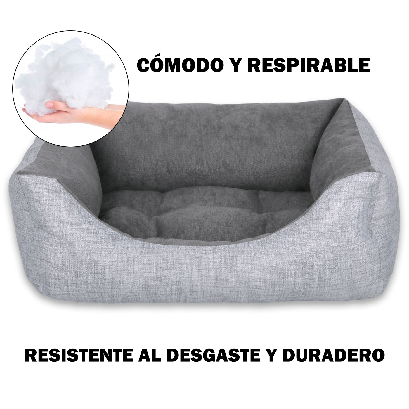 Cama para cães Home Mercury Grey