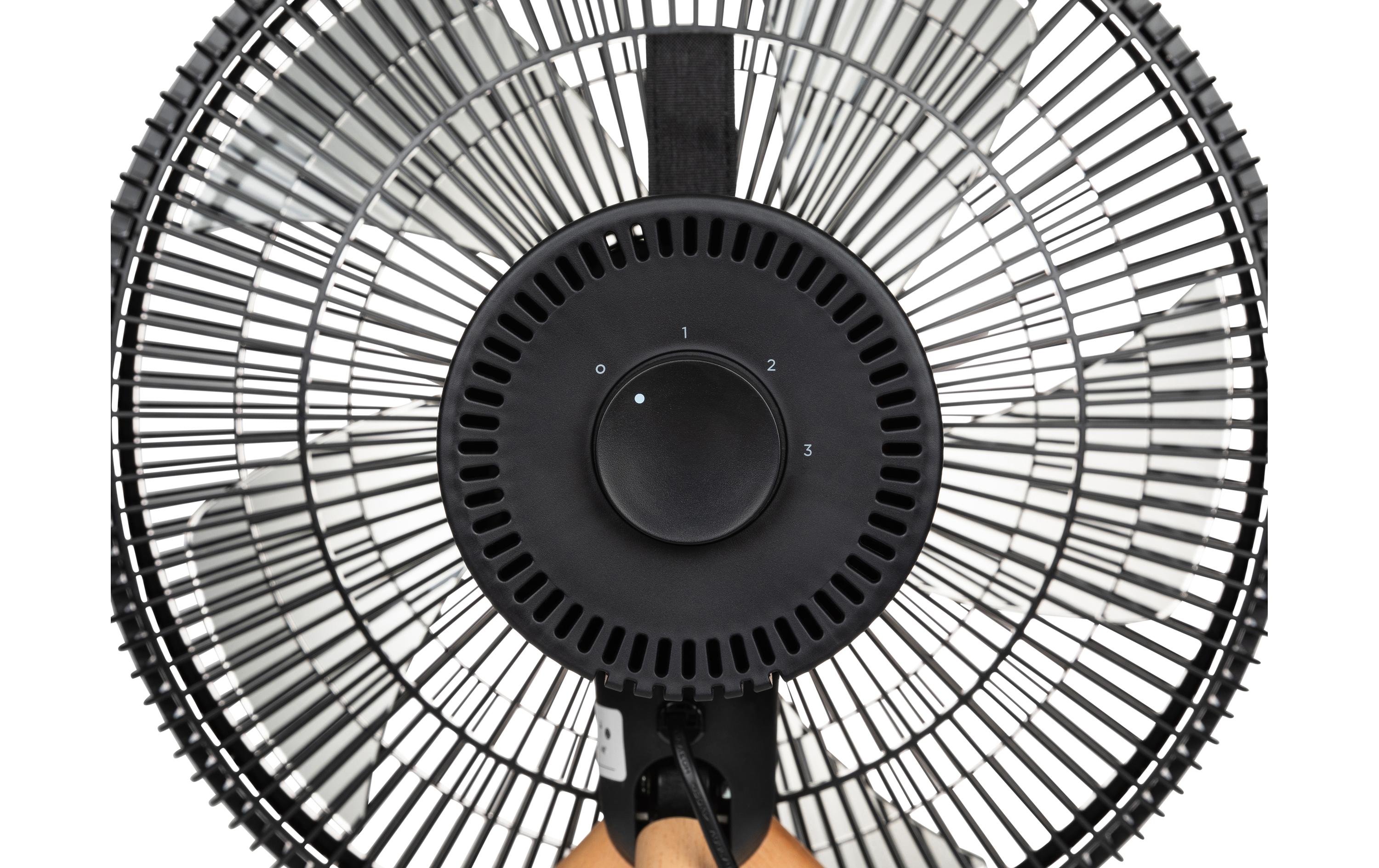 Bodenventilator Vayu-Terra SchwarzAbkühlung für im Büro und zu Hause