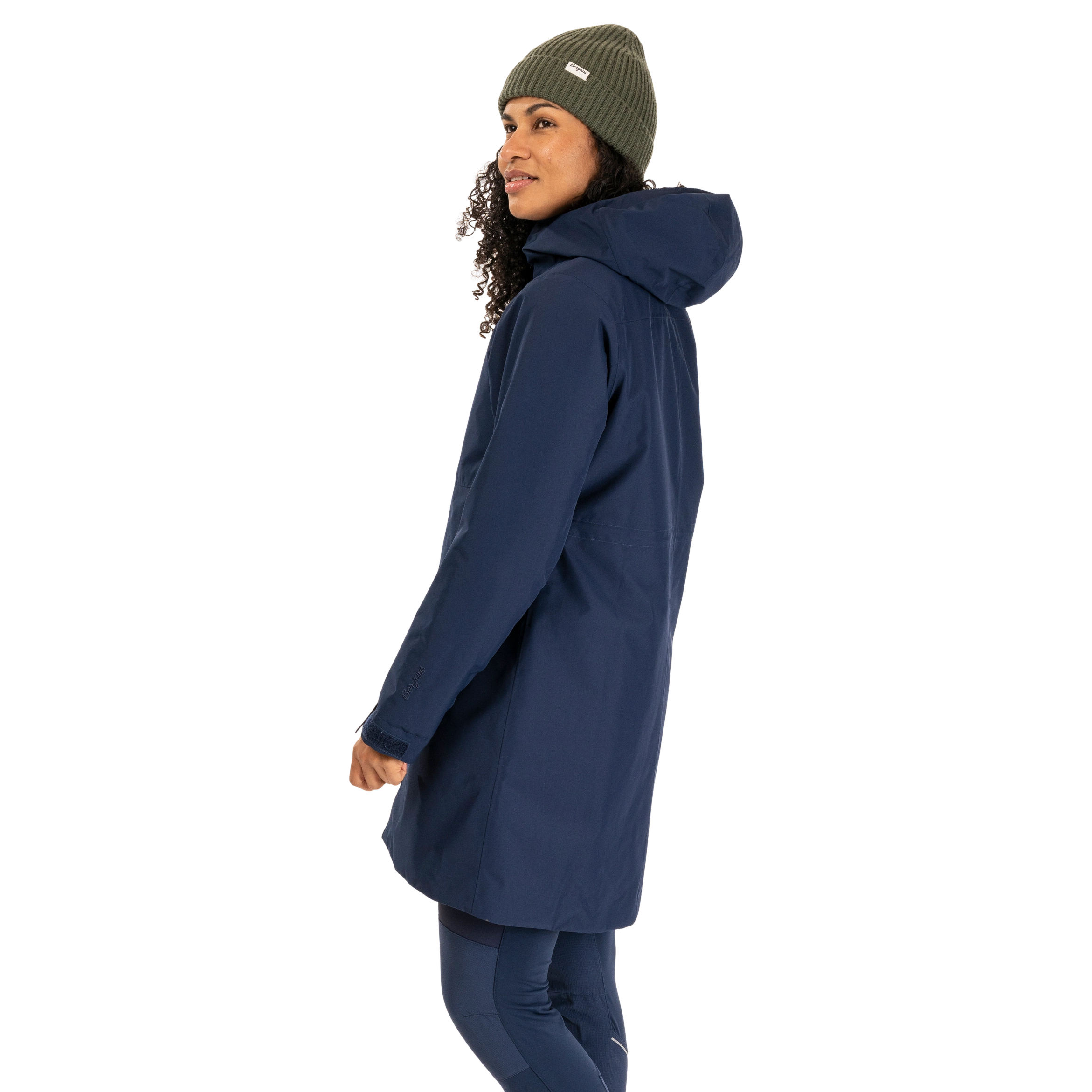 Urban Insulated Shell Coat Women Navy Blue