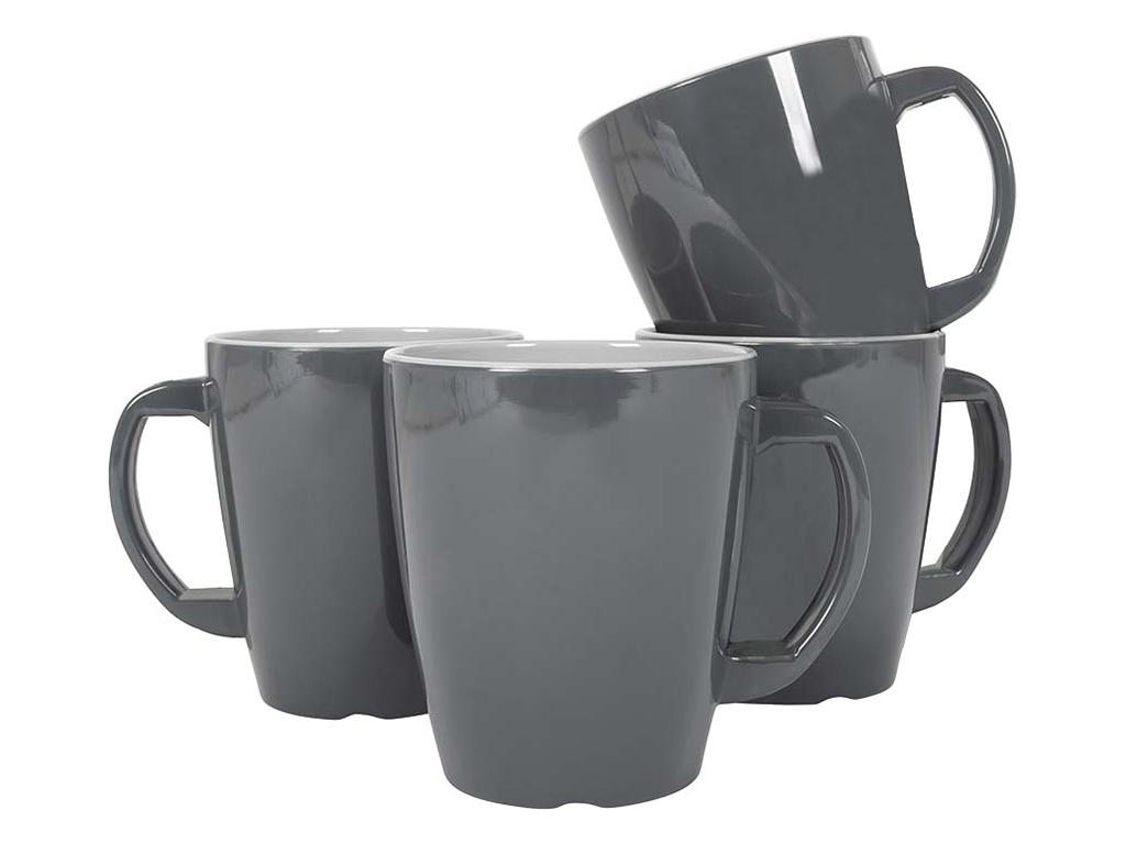 Gimex Vivid Line set van 4 380 ml mokken
