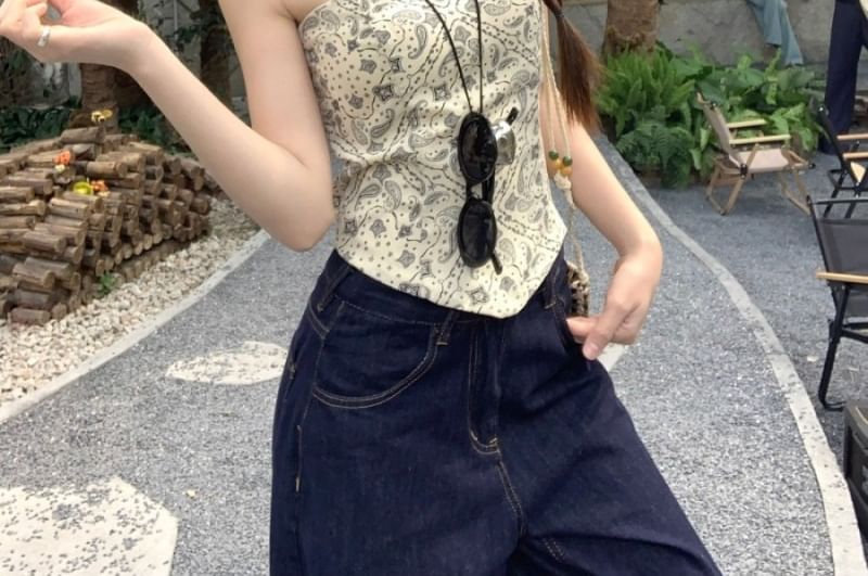 Tonni's - Paisley Print Tube Top
