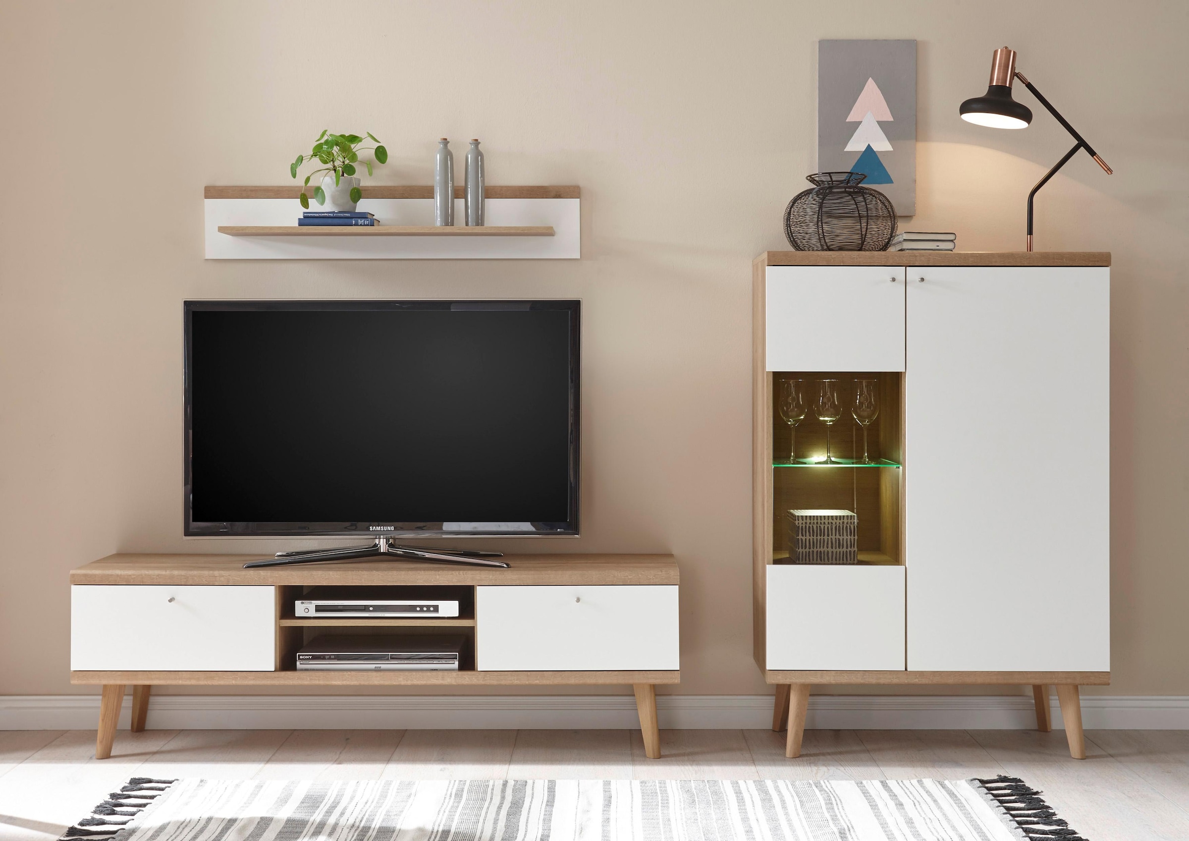 andas Wohnwand »Merle« Set, 3 Stk. tlg.