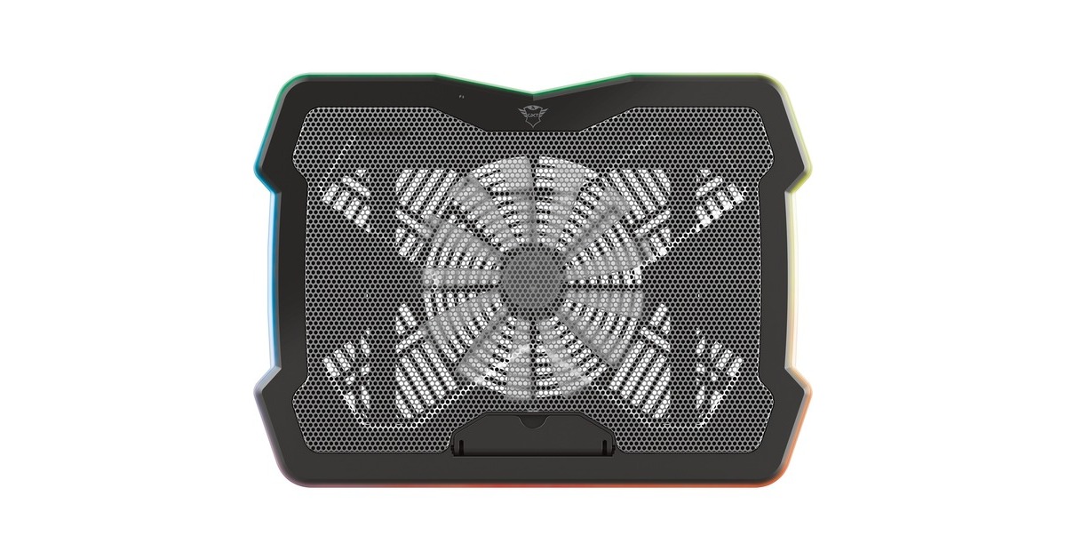 TrustGXT 1126 Aura laptopkoeler  (Zwart, RGB)