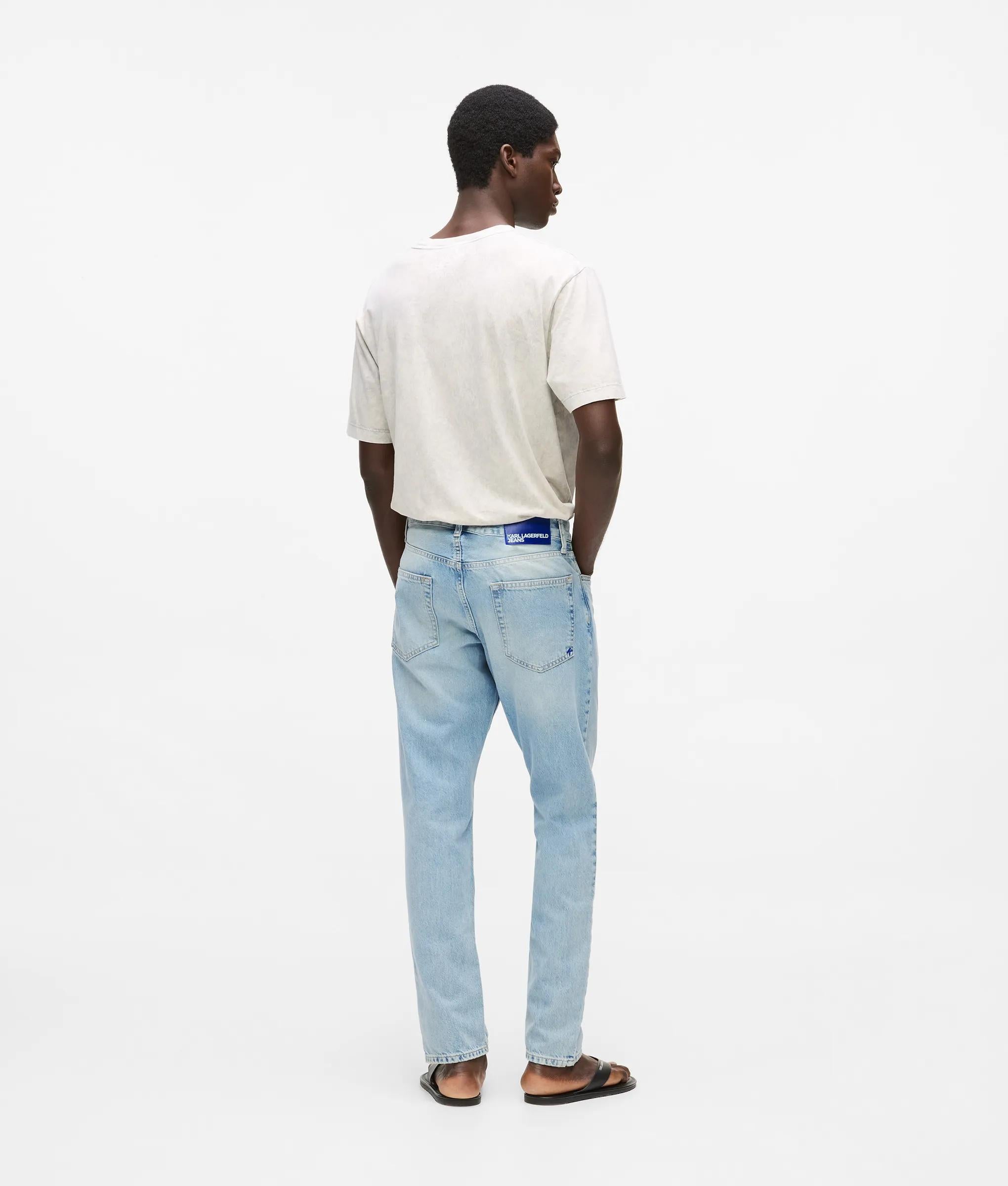 Vintage was smal toelopende jeans