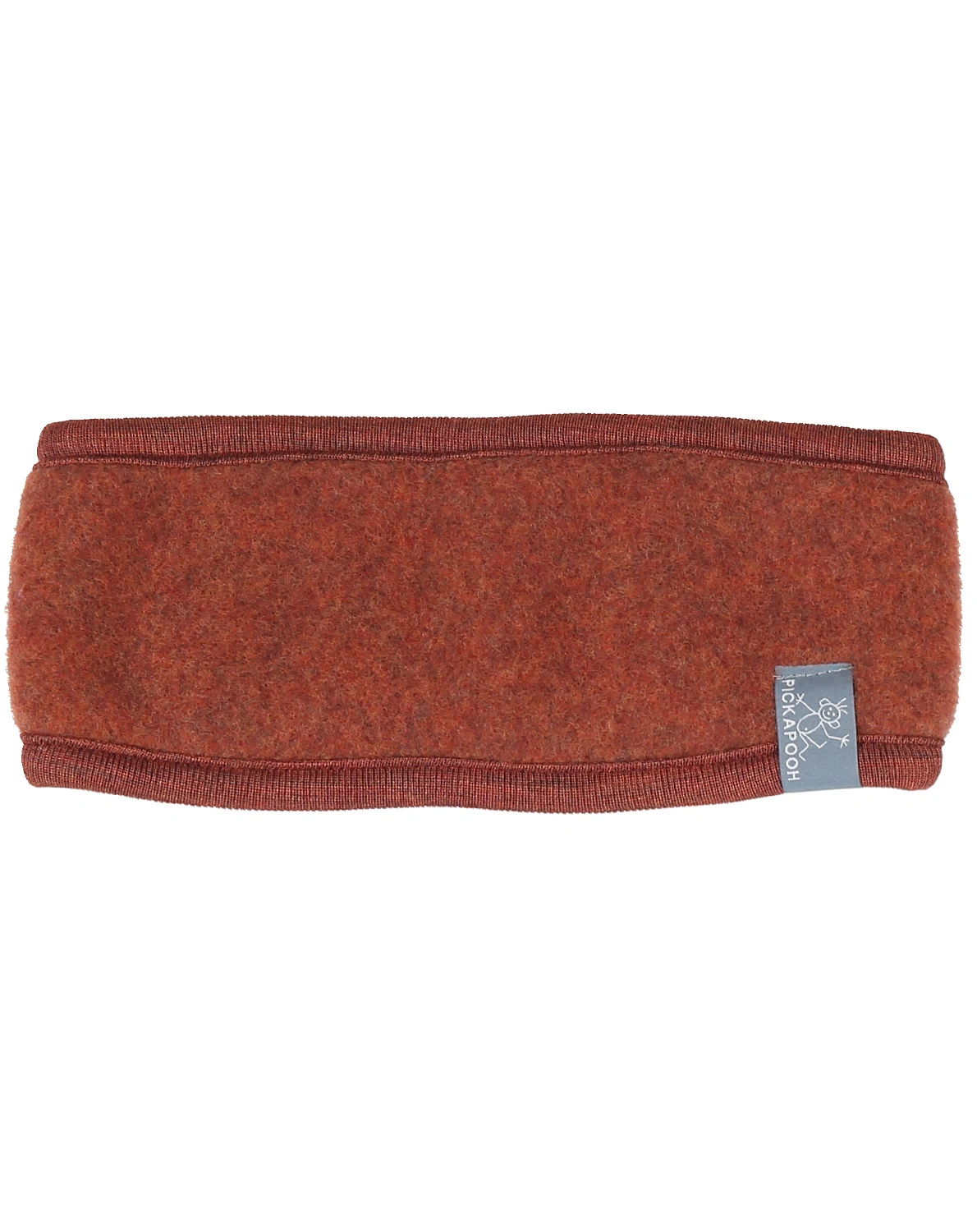 Wollfleece-Stirnband SPORTY in redwood