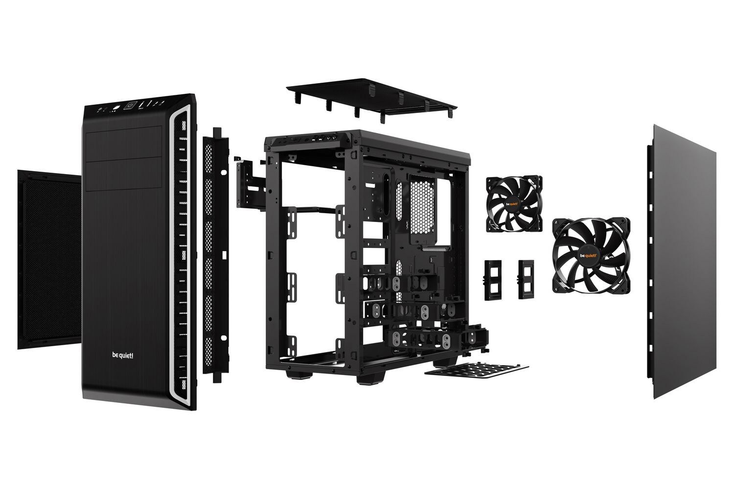 Workstation Silent Master V AMD Ryzen 7 5700X, 16GB DDR4, NVIDIA GT 1030 2 GB, 500GB SSD, DVD