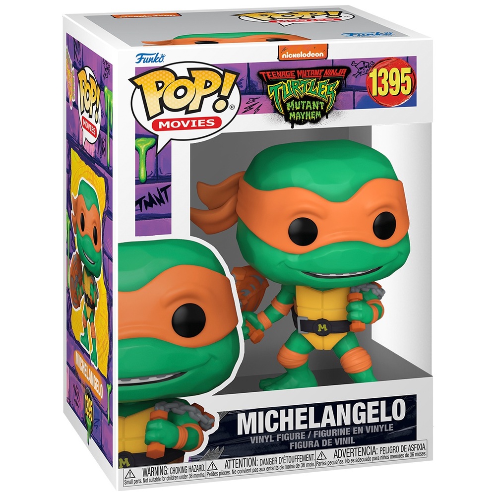 POP! Vinyl 1395: Teenage Mutant Ninja Turtles Michelangelo Actionfigur
