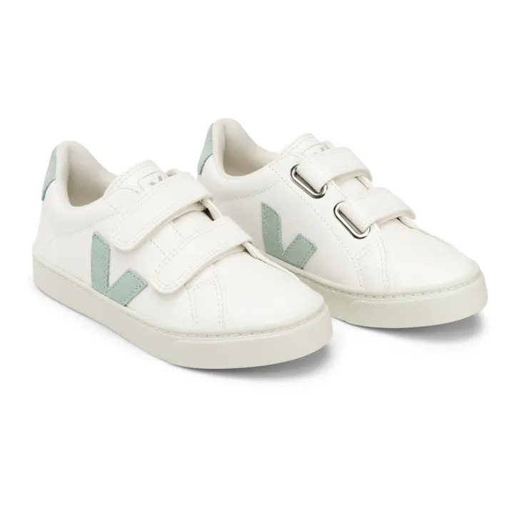Veja Baskets Scratchs Esplar Cuir | Vert d'eau
