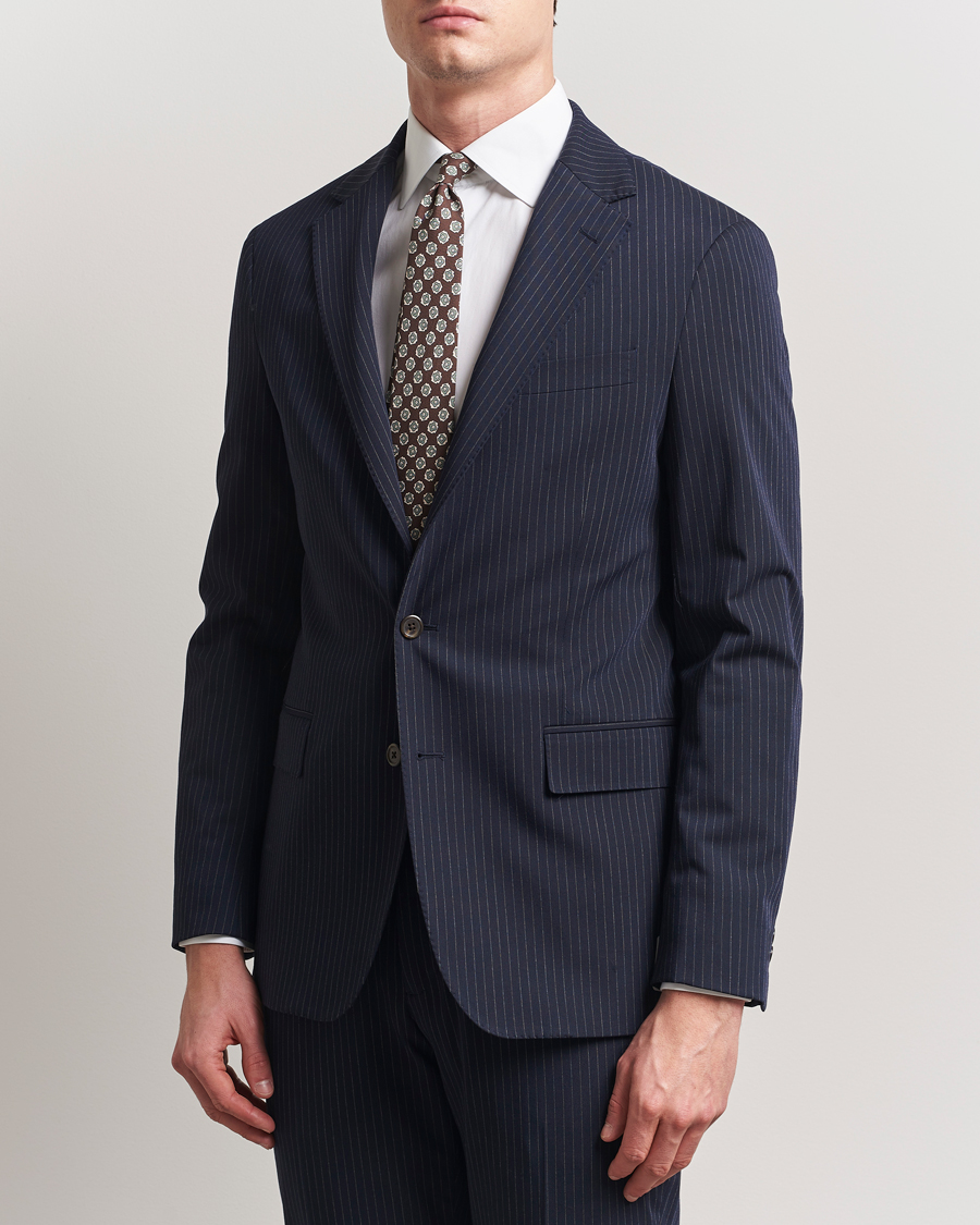 Polo Ralph Lauren Single Breasted Pinstripe Sportcoat Navy/Grey