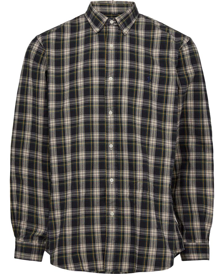 Polo Ralph Lauren Custom Fit Plaid Oxford Shirt 6135 navy/green multi