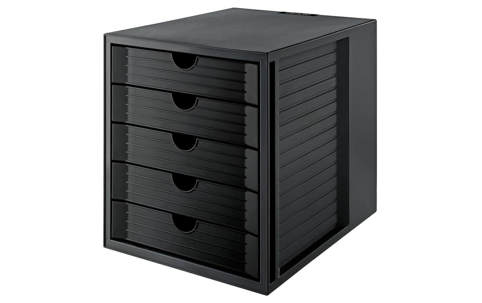 Schubladenbox System Box Karma A4 SchwarzSchubladenbox