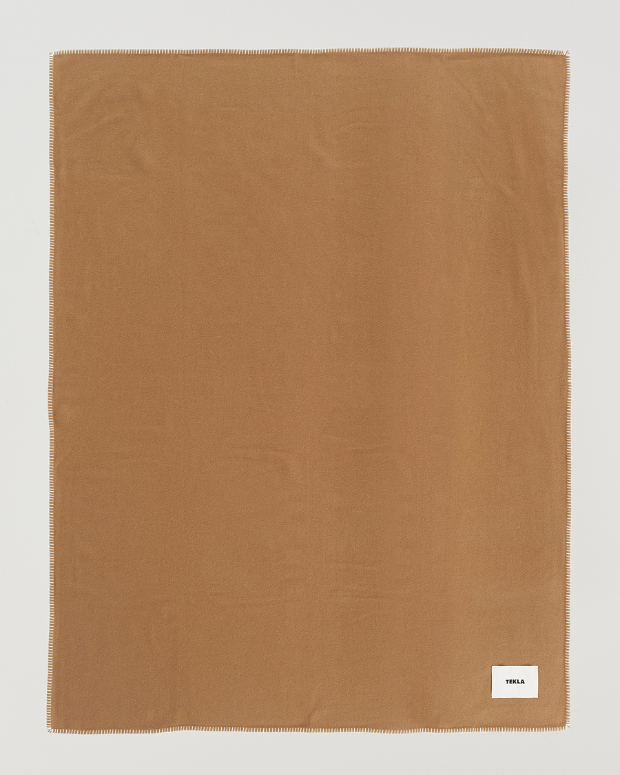 Tekla Lambswool Blanket Oak