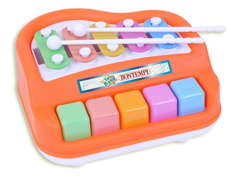 Bontempi Musikinstrument Baby Xylopiano mit 5 Noten Spielzeuginstrument