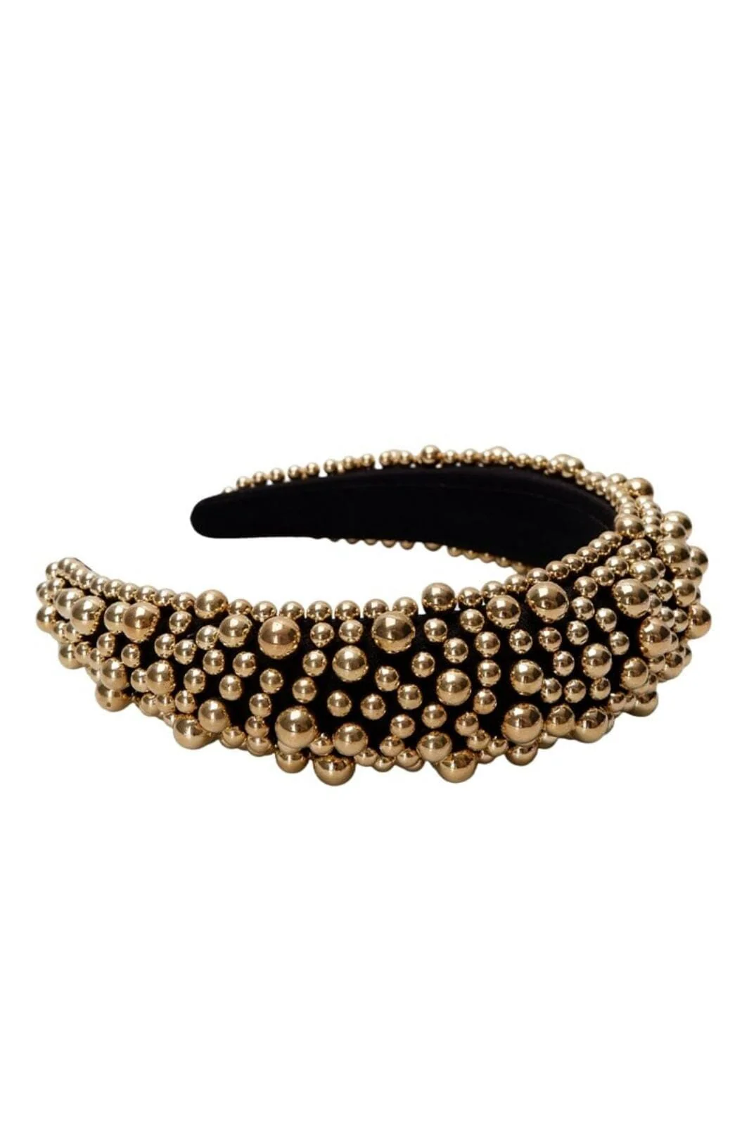 Black Colour Bcshaffer Headband black gold coloured