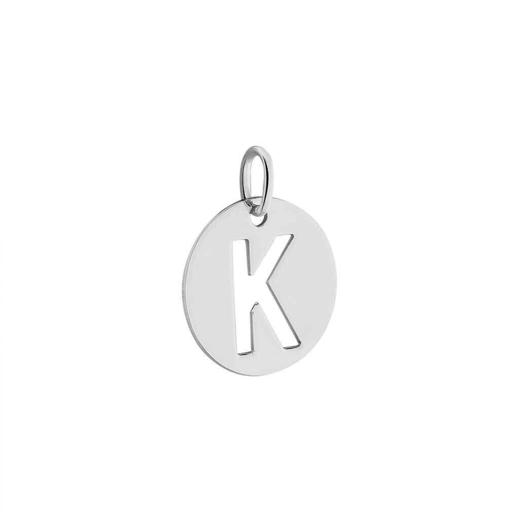 Pendentif Elio K Argent Blanc