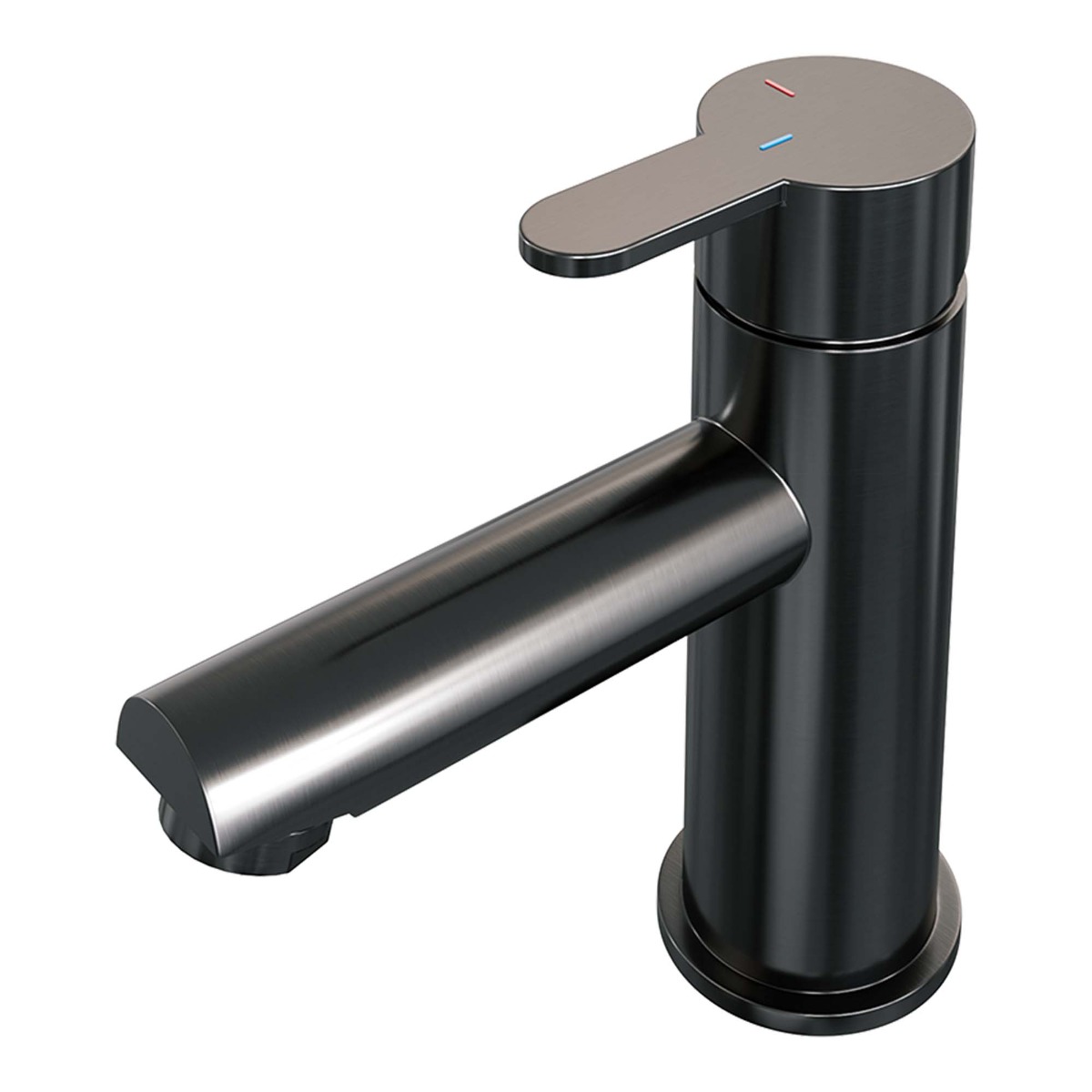Brauer Gunmetal Edition ColdStart wastafelkraan energy-saving model D gunmetal geborsteld PVD