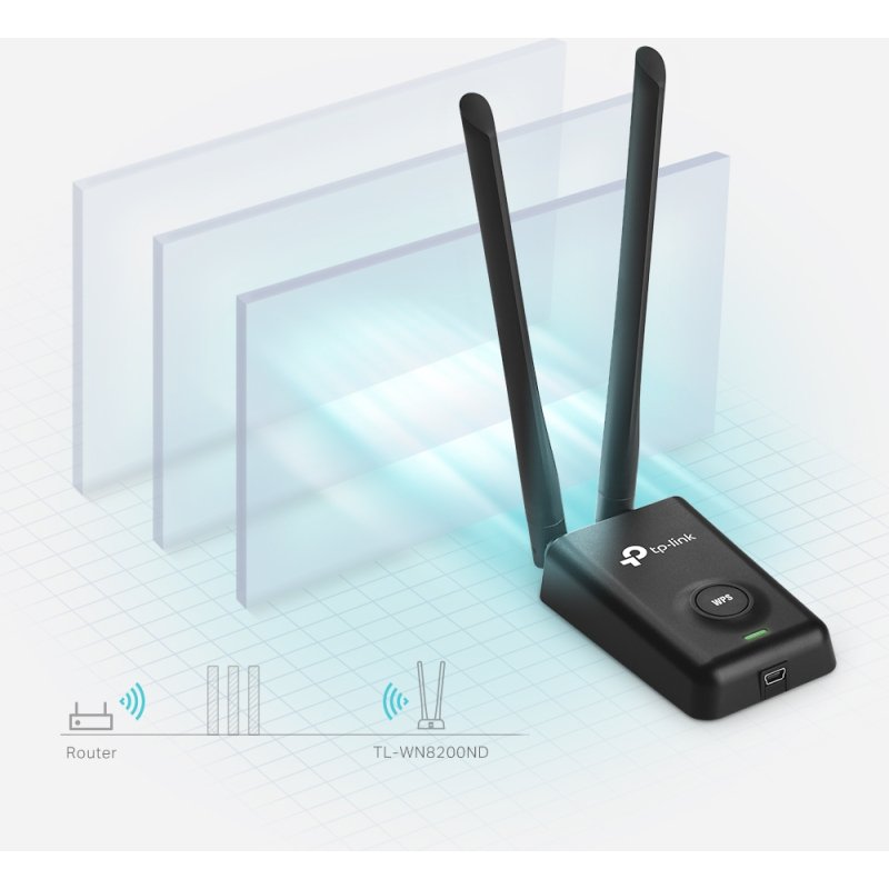TP-Link TL-WN8200ND carte réseau WLAN 300 Mbit/s