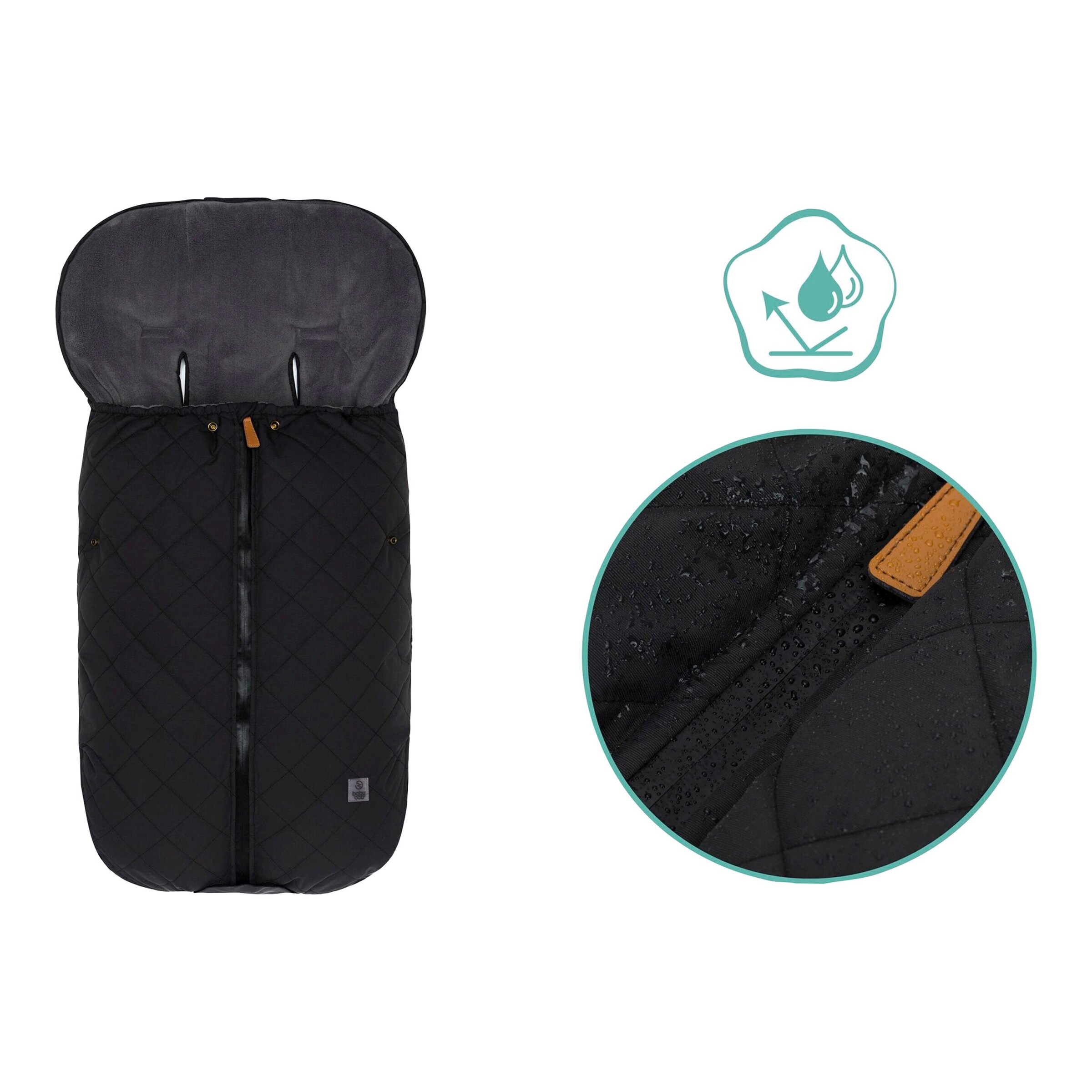 babycab Winterfußsack Mala schwarz