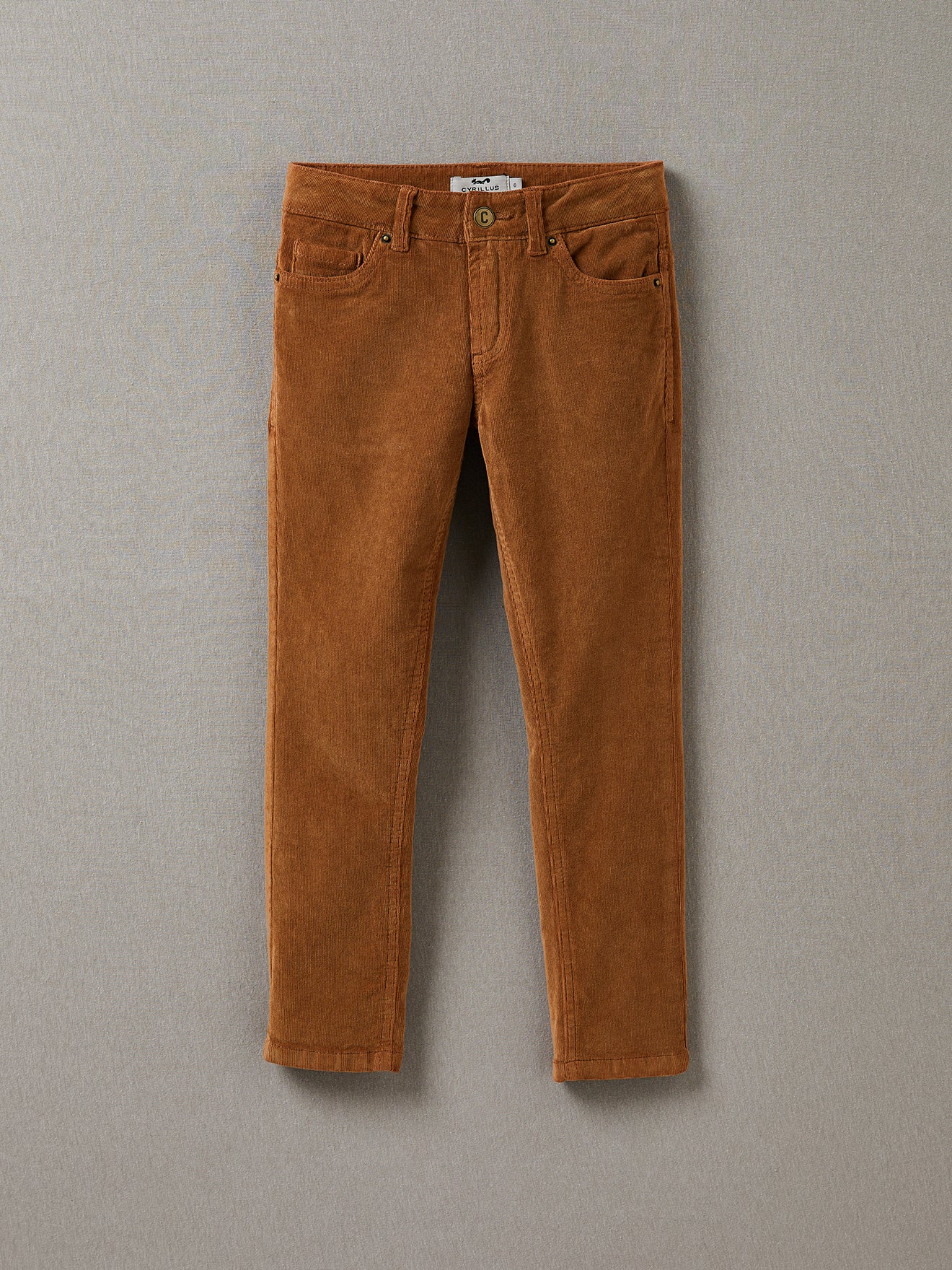 Slim en velours Garçon