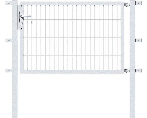 Enkele poort ALBERTS Flexo 125 x 80 cm 6/5/6 kader 40x40 incl. palen 6 x 6 cm thermisch verzinkt