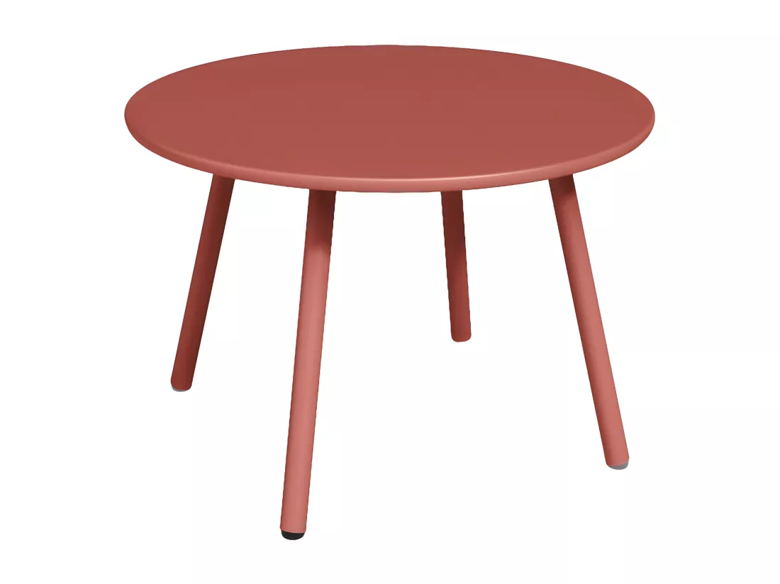 Tables gigognes de jardin en métal - Terracotta - MIRMANDE de MYLIA