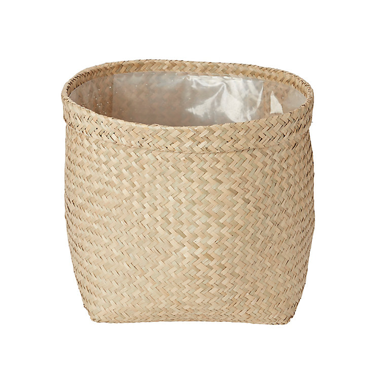 Pot rond herbes marines naturel pour pot de 24 cm