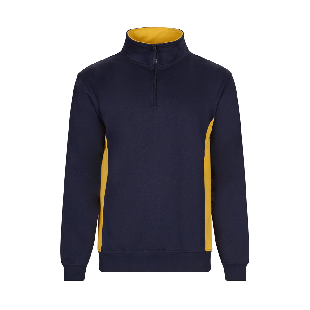 Velilla 36044 - Sweat bicolore en éponge (260g/m²), en polyester (65%) et coton (35%)